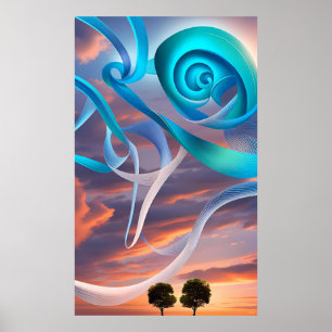 A Dream Woven in the Clouds Poster