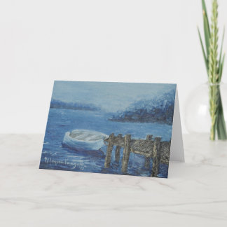 A Dreary Dock Greeting Card