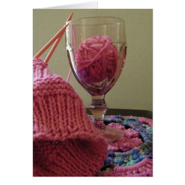 A Drink of Pink Yarn (Front)