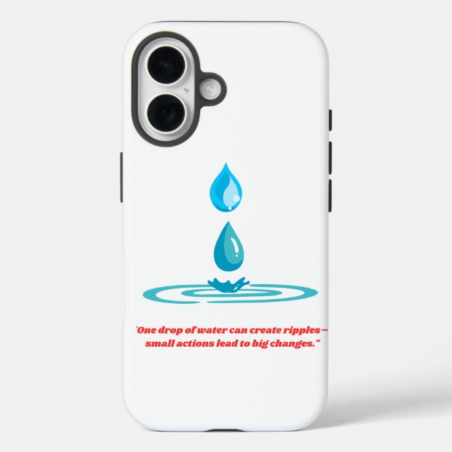 A Drop of Water premium design  Case-Mate iPhone Case (Back)