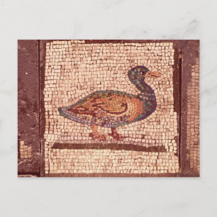 A Duck, detail from Orpheus Charming the Animals Postcard