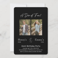 A Duo of Fun Photo Joint Double Birthday Party