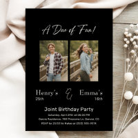 A Duo of Fun Photo Joint Double Birthday Party
