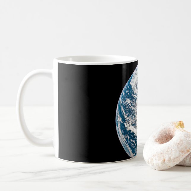 A Earth Taken From The Apollo 10 Spacecraft. Coffee Mug (With Donut)