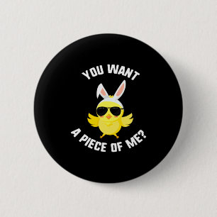 A Easter Want Piece Chick Sunglasses 6 Cm Round Badge