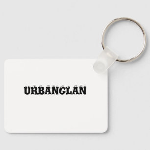 A elegant keychain which has URBANGLAN font design