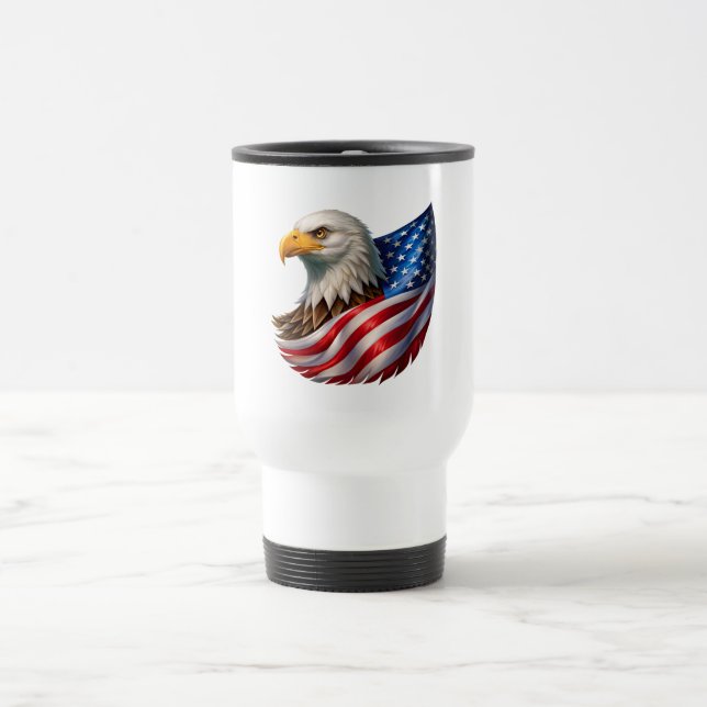 A,erican Eagle Travel Mug (Center)