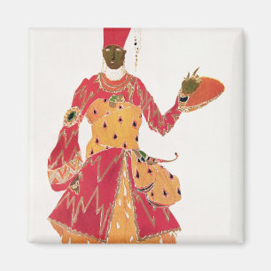 A Eunuch, from the ballet 'Scheherazade' Magnet