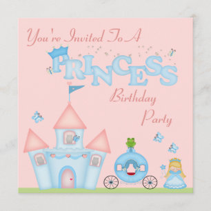 A Fabulous Princess Party Invitation