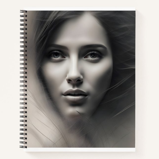 A face sketch notebook (Front)