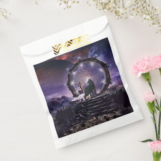 A fairy and a dark wolf  favour bags (Sealed)