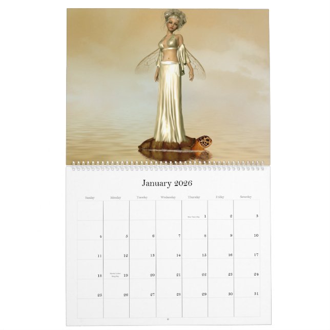 A Fairy Calender Calendar (Jan 2026)