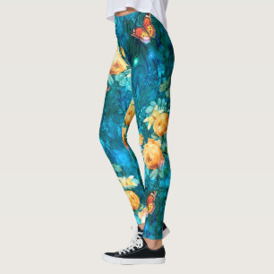 A Fairy in the Garden Series Design 11  Leggings