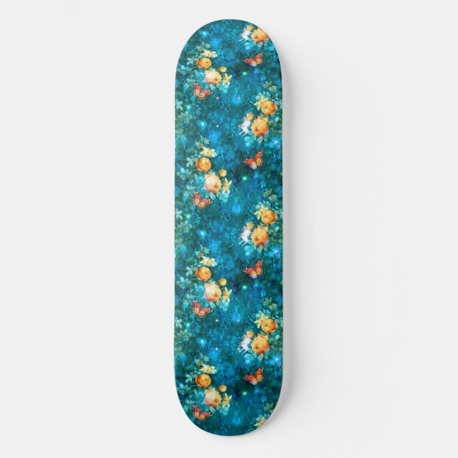 A Fairy in the Garden Series Design 11  Skateboard (Front)