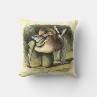 "A Fairy Kiss" by Richard Doyle - Pillow