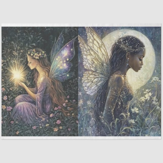 A Fairy Moon Series Design #5 Tissue Paper (Front)