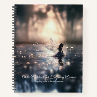 a fairy who makes a dream come true notebook