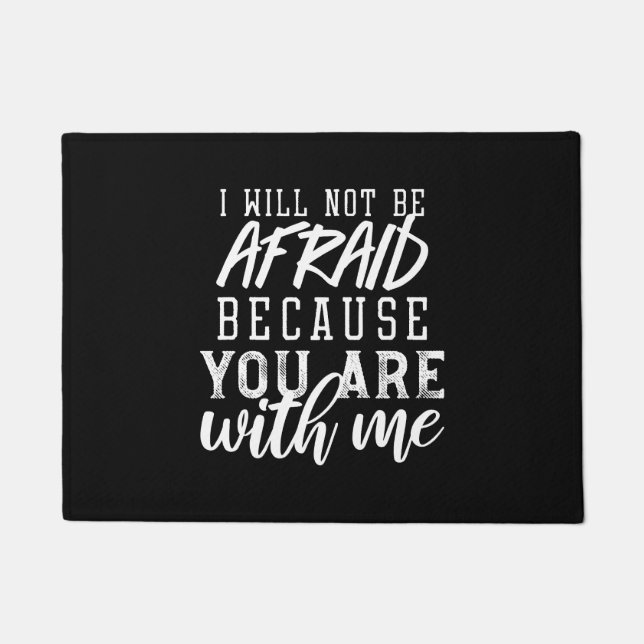 A Faith-Based Reminder: Trust in the Lord Ver II Doormat (Front)