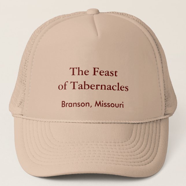 a fall Feast of Taberncales Trucker Hat (Front)