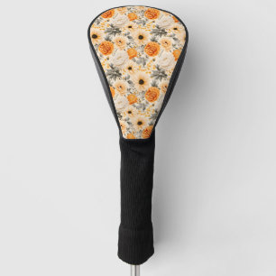 A Fall Floral Series Design 1 Golf Head Cover