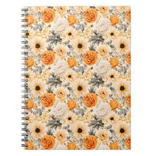 A Fall Floral Series Design 1 Notebook