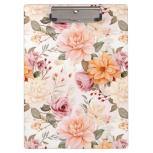 A Fall Floral Series Design 2 Clipboard