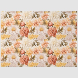 A Fall Floral Series Design 7 Tissue Paper