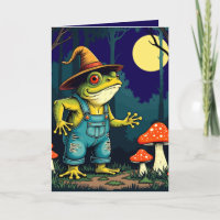 A Familiar Toad Witch Foraging At Night