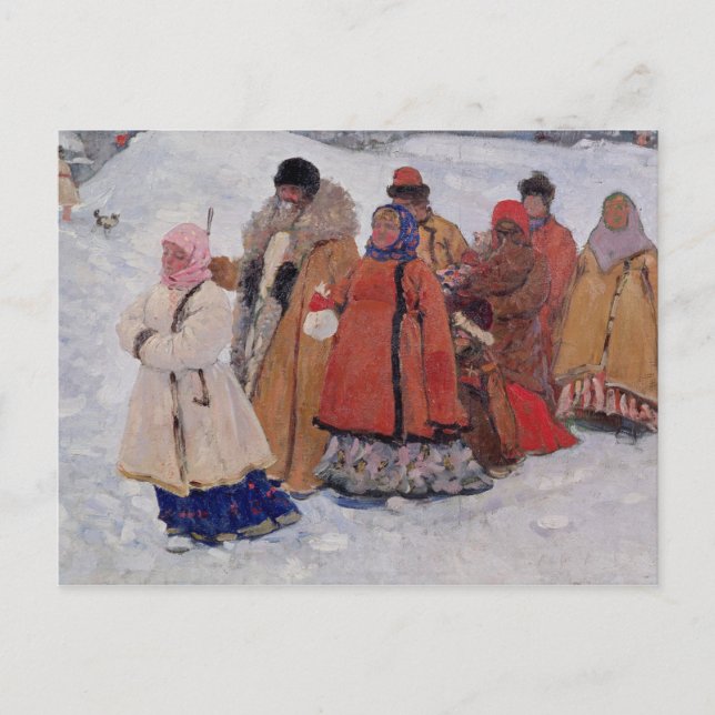 A Family, 1909 Postcard (Front)