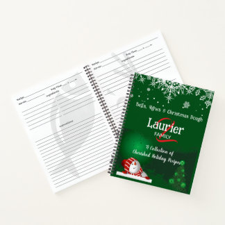 A FAMILY CHRISTMAS HOLIDAY RECIPE COLLECTION NOTEBOOK