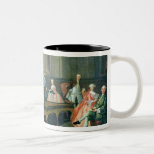 A Family Concert at Chateau Renescure Two-Tone Coffee Mug