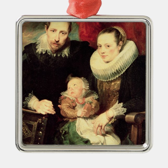 A Family Portrait, c.1618-21 Metal Tree Decoration (Front)