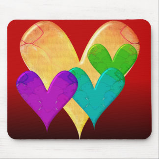 A family's love mouse pad