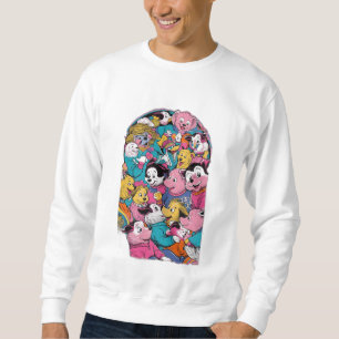 A famous scene recreated but with animals sweatshirt