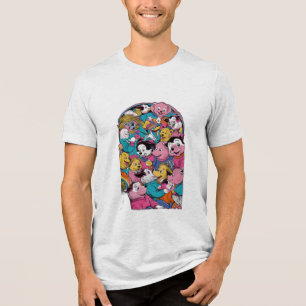 A famous scene recreated but with animals  Tri-Blend shirt