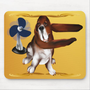 A Fan Of  Bassets Mousepad