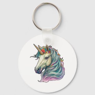 A Fantastical Unicorn! Key Ring