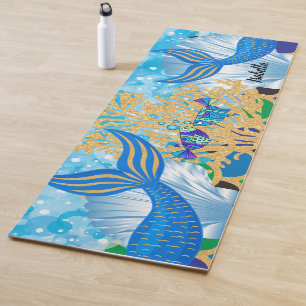 A Fantasy Mermaid Life Yoga Mat
