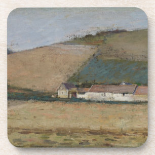 A Farm Among Hills, Giverny, c.1887 Coaster