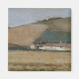 A Farm Among Hills, Giverny, c.1887 Magnet