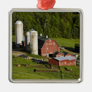 A farm in Barnet Centre, Vermont. Connecticut Metal Tree Decoration