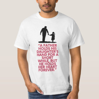 A father holds his daughter's hand  T-Shirt