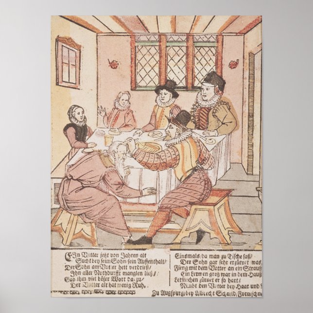 A Father Mistreated by his Son Poster (Front)