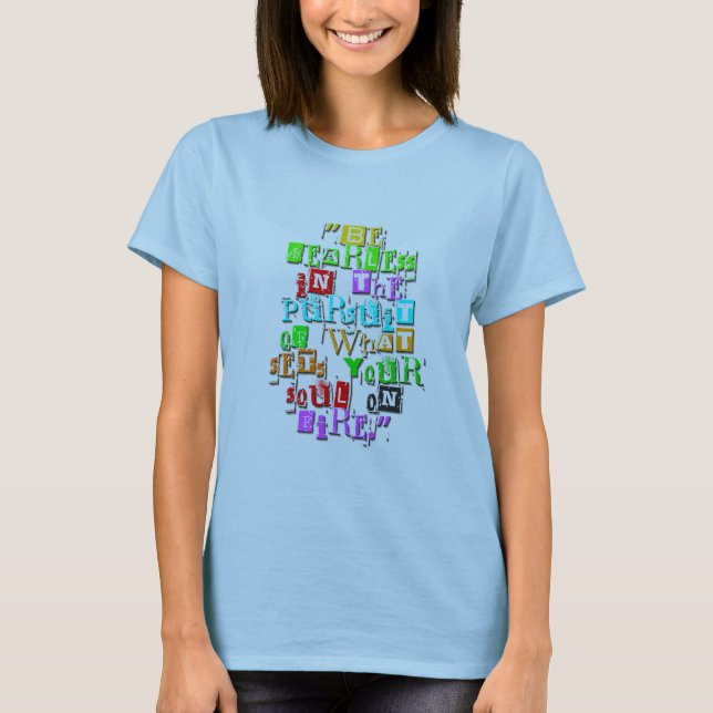 "A Fearless Journey" Design. T-Shirt (Front)