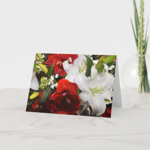 A Feast of Blooms 2 Holiday Card