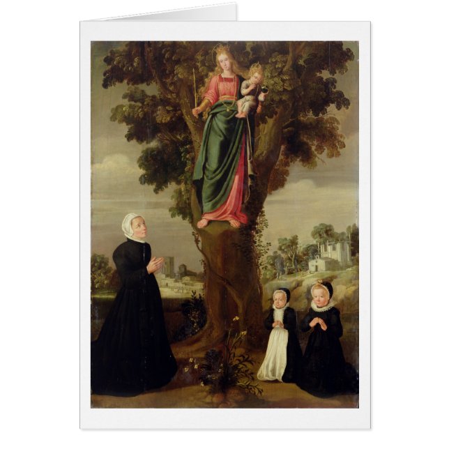 A Female Donor with her Two Daughters Kneeling in (Front)