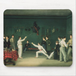 A Fencing Scene, 1827 Mouse Pad