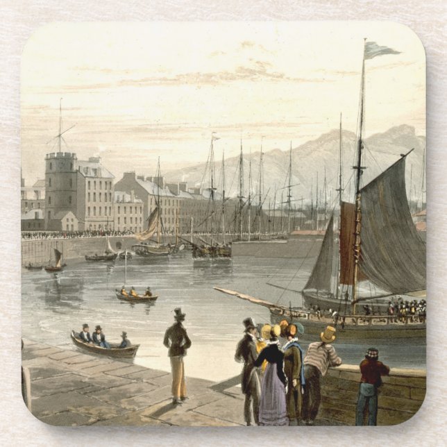 A ferry arriving at Leith, from 'A Voyage Around G Coaster (Front)