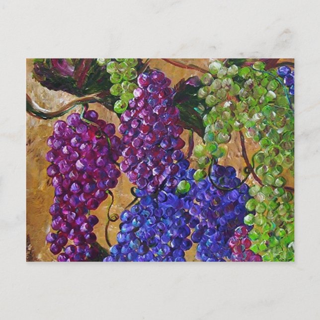 A Festival of Grapes Postcard (Front)