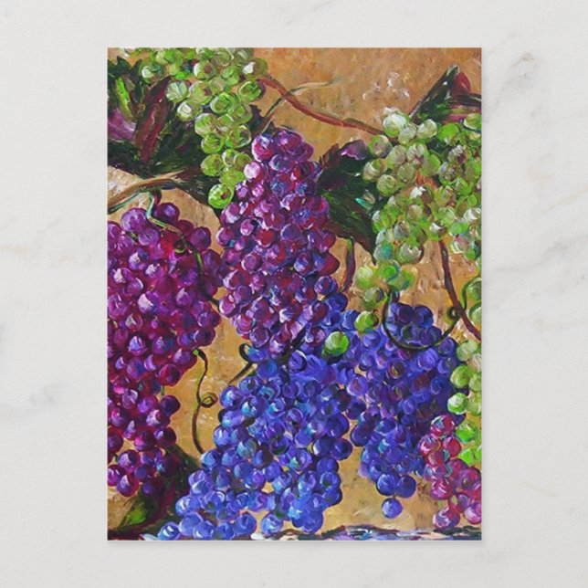 A Festival of Grapes Postcard (Front)